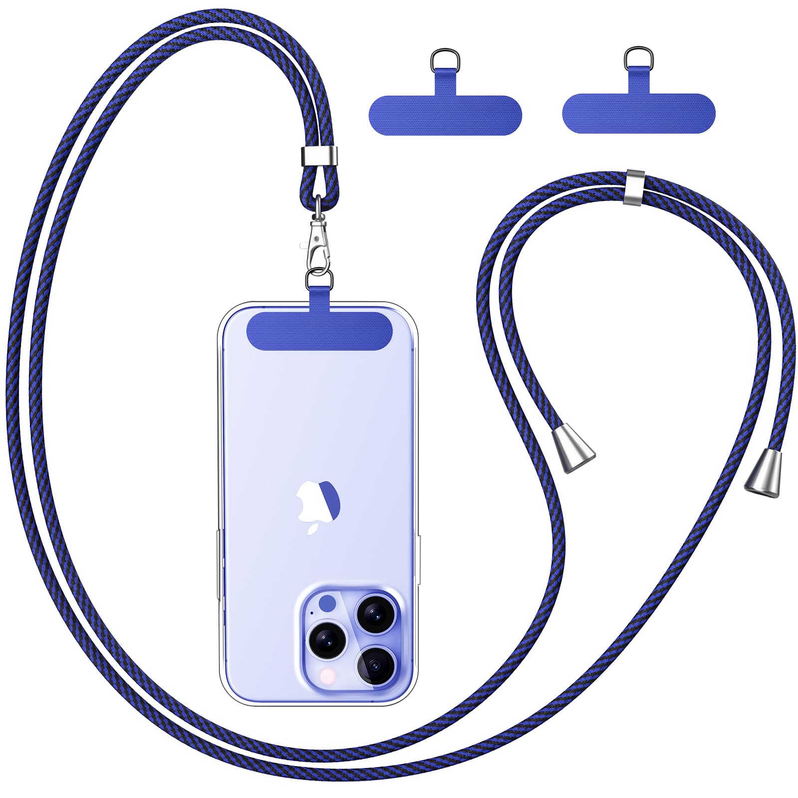 caslord Handyband Universal, Handy Lanyard mit Universelles Patch, Handyband mit Hülle kombinierbar, Einstellbar und Abnehmbar
