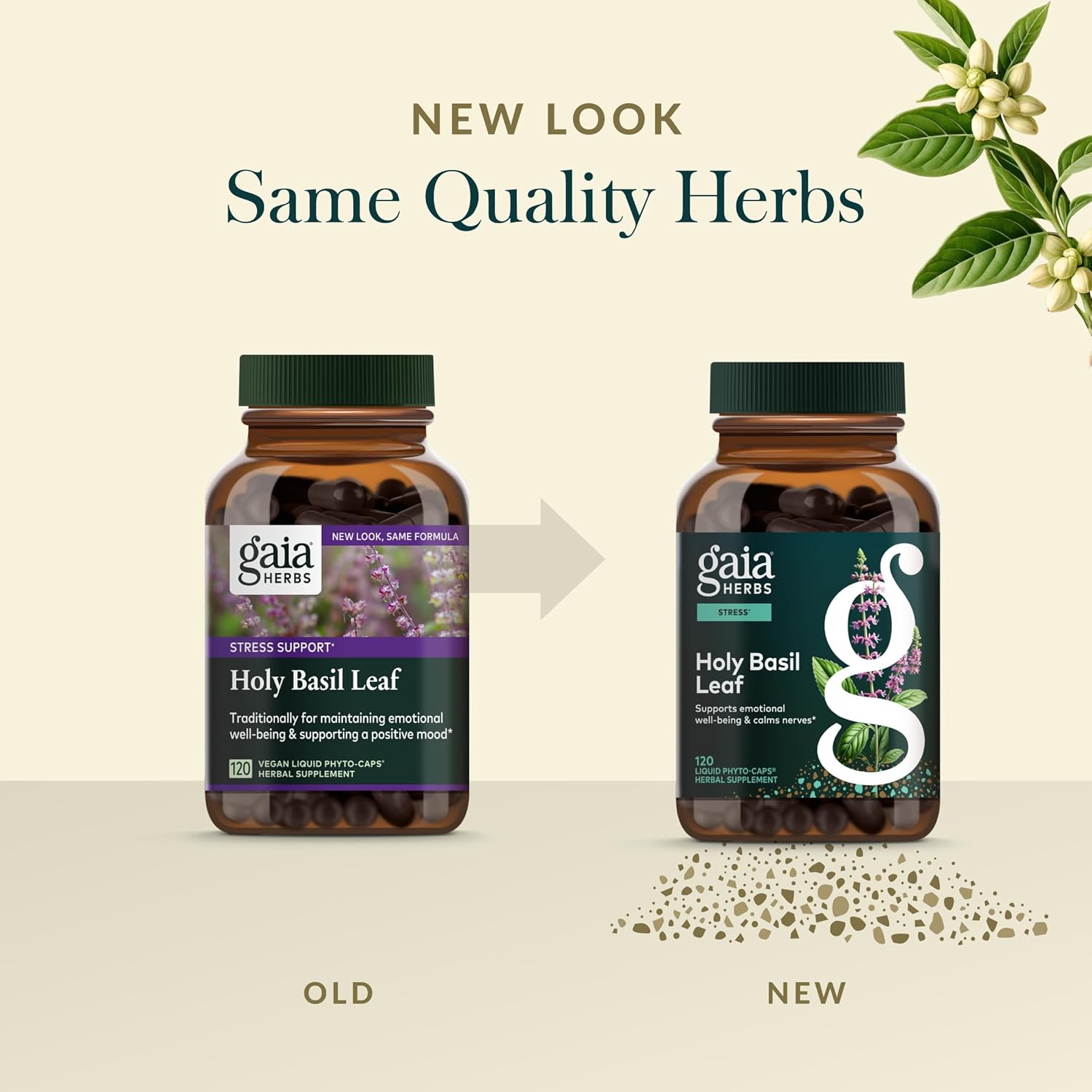Gaia Herbs Holy Basil Leaf - Traditionally Used to Support Stress Response - Adaptogenic Ayurvedic Herb* - 120 Vegan Liquid Phyto-Caps (60 Servings) - Image 6