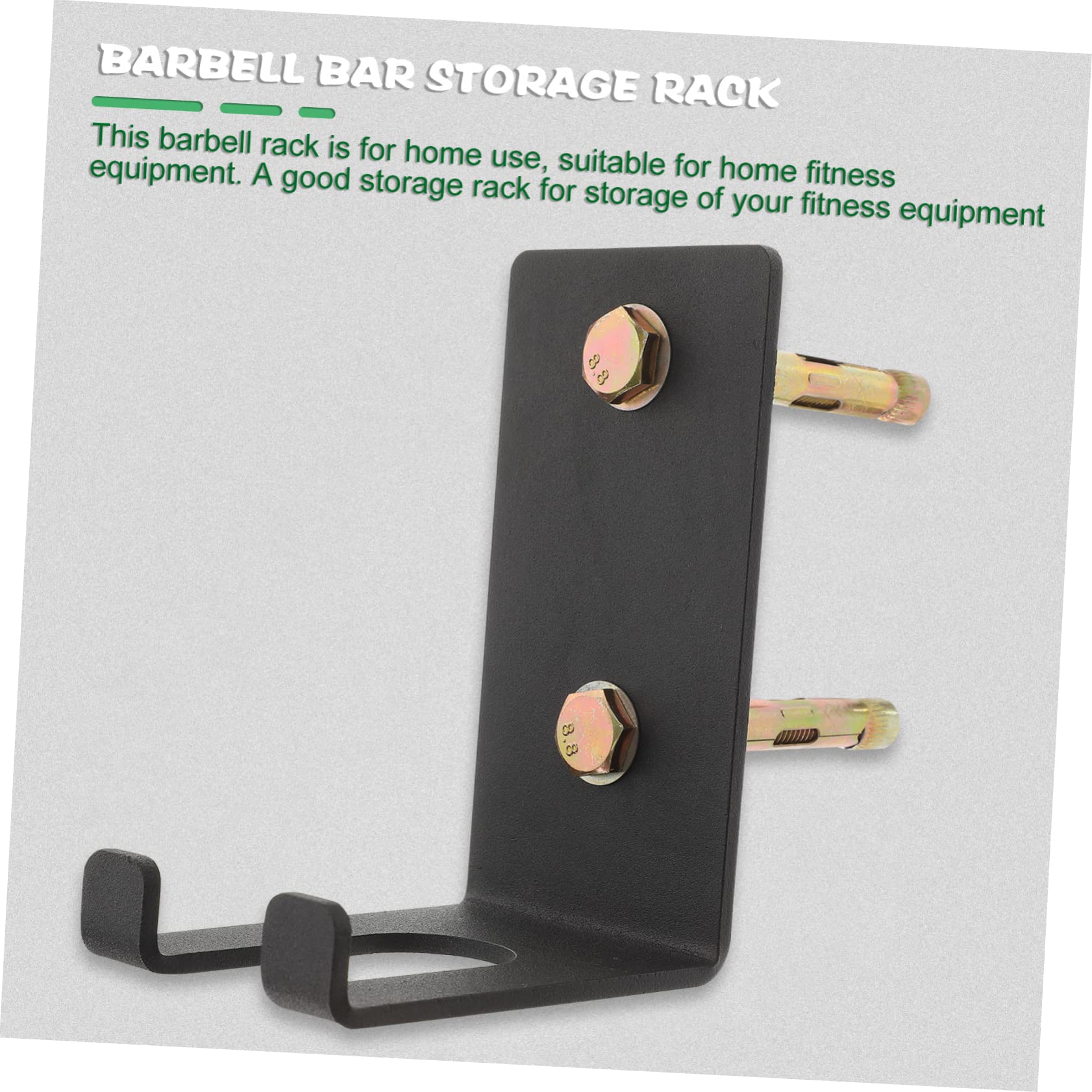Abaodam Supporto per Bilanciere in Acciaio di Supporto per Manubri da Parete Accessorio Fitness per Uso Domestico Robusto e Durevole Pratico per Palestra e Fitness al Coperto