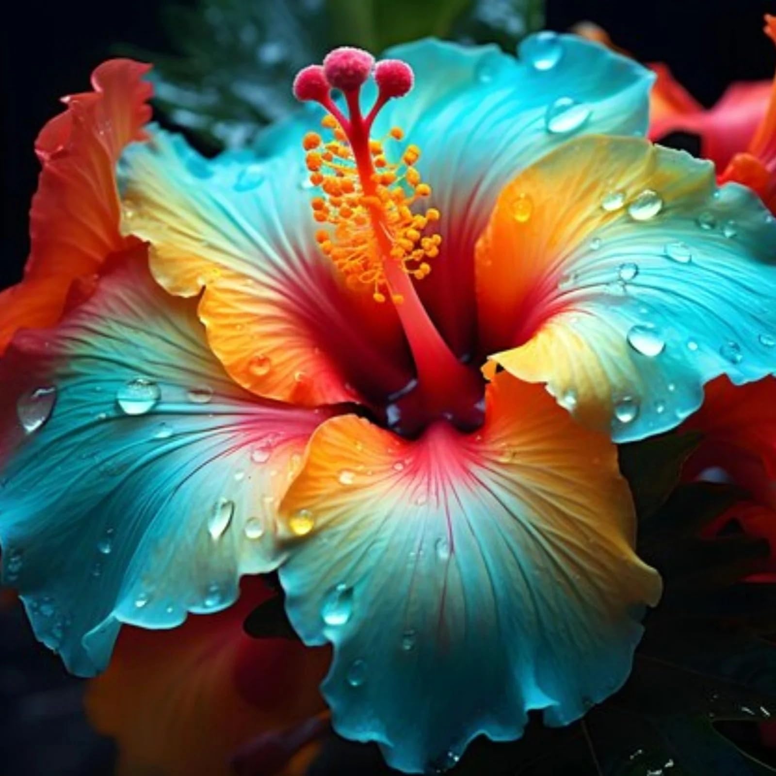 Excellent Hibiscus Bulbs UK, Rhizome for Planting, Hardy Perennial, Excellent Display, Natural Organic, Wedding, Balcony Garden-1 Rhizome-J