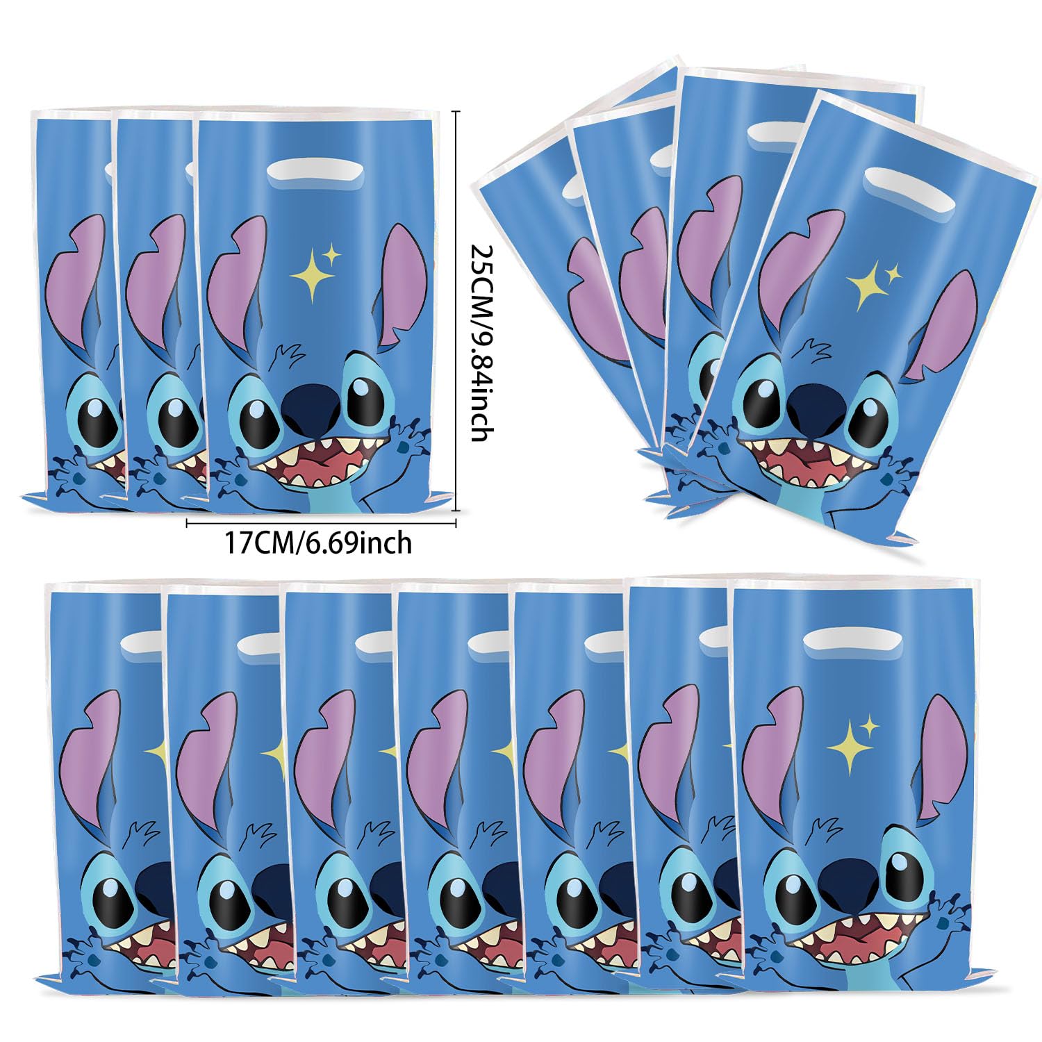 Losede 30pcs Birthday Party Gift Bags Candy Bags Goody Bags Birthday Party Supplies Decorations (Style 4)