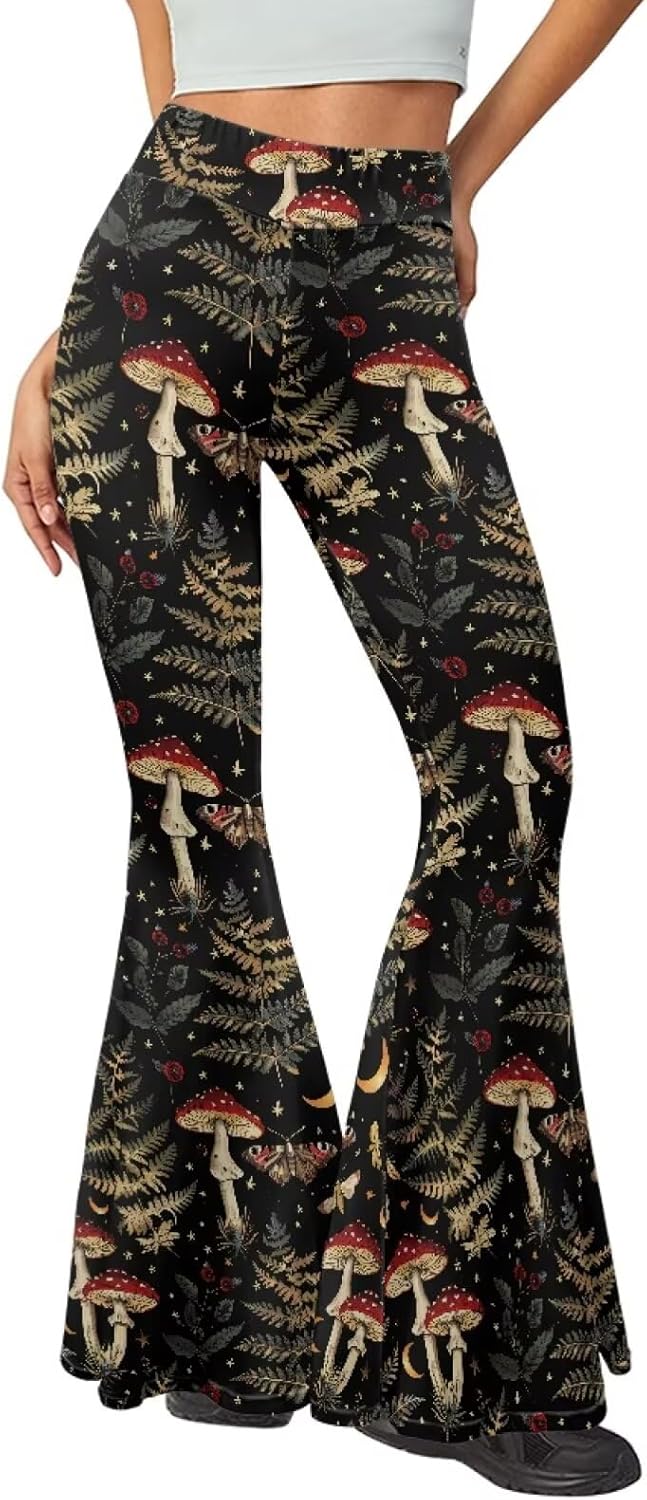 High Waist Butt Lift Bootcut Yoga Pants Tummy Control Bell Bottom Flared Yoga Leggings for Women Size XS-2XL - Image 2