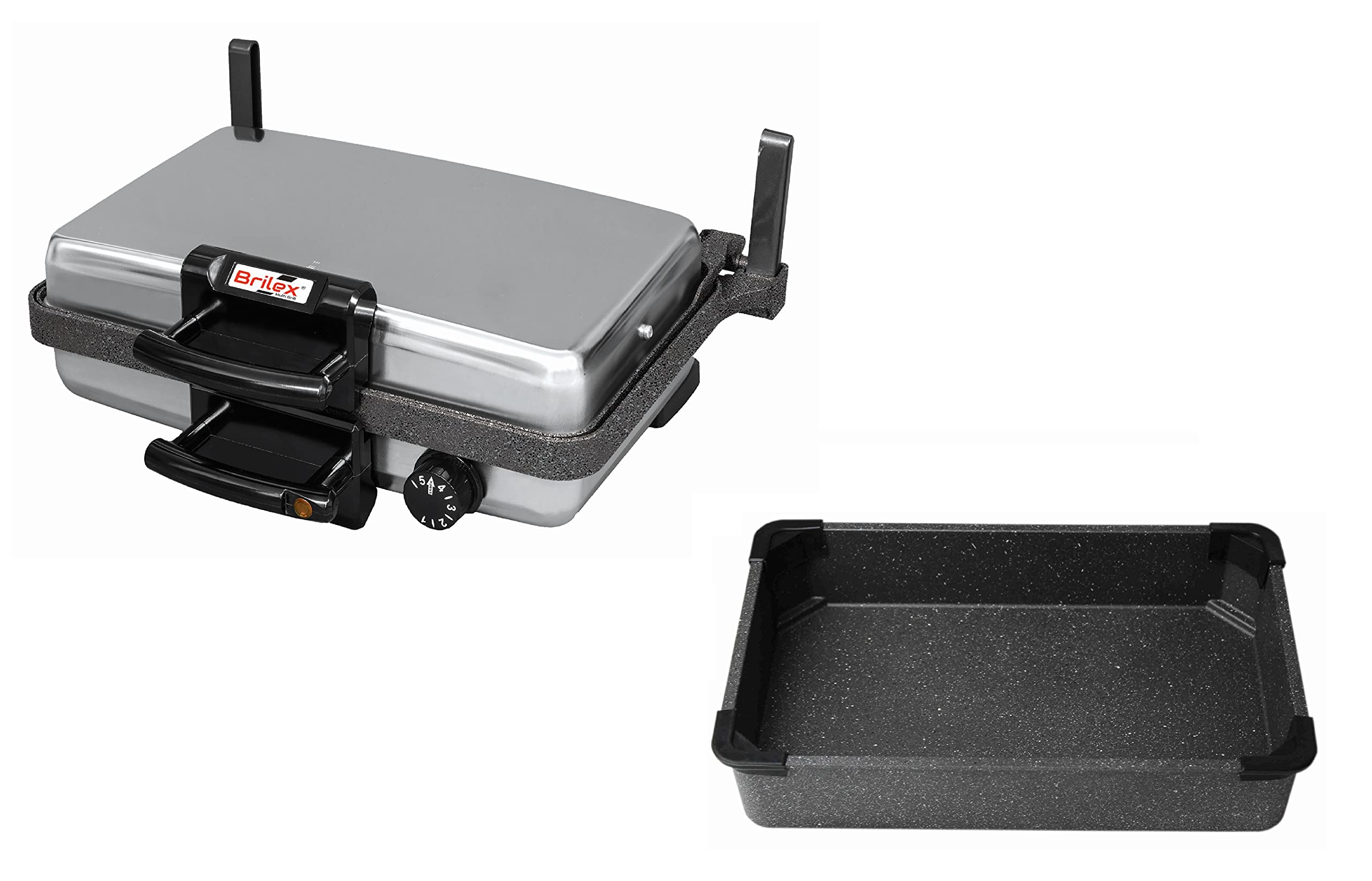 Brilex Jumbo Granit Grill + Granit Pan- Bazlama ve Lahmacun Makinesi