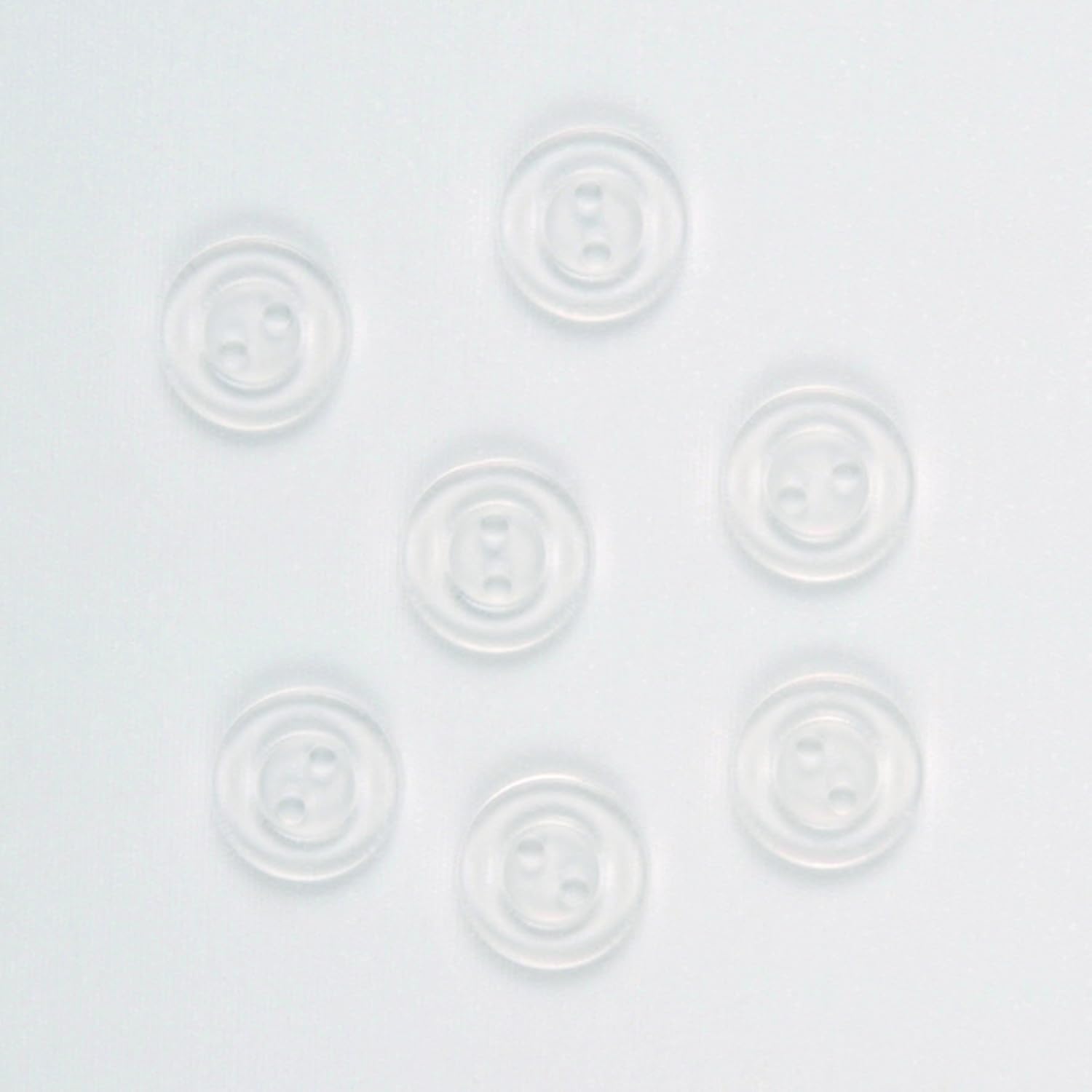 18-Piece Large Shirt/ Blouse Button, Clear