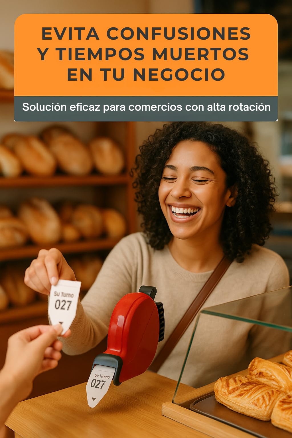 RO Linea Blanca ® Pack 5 Rollos Su Turno 2000 Tickets Blanco Numerados 3 Digitos Compatible Dispensador Manual Ideal Gestión Colas Comercio Hosteleria Farmacia Carnicería Panaderia España
