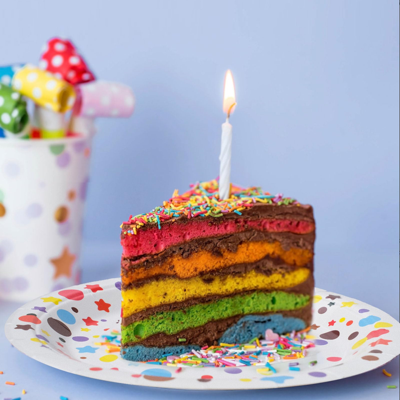 Amazon.co.jp: Olutacot 120枚 ハッピーバースデーパーティーペーパー