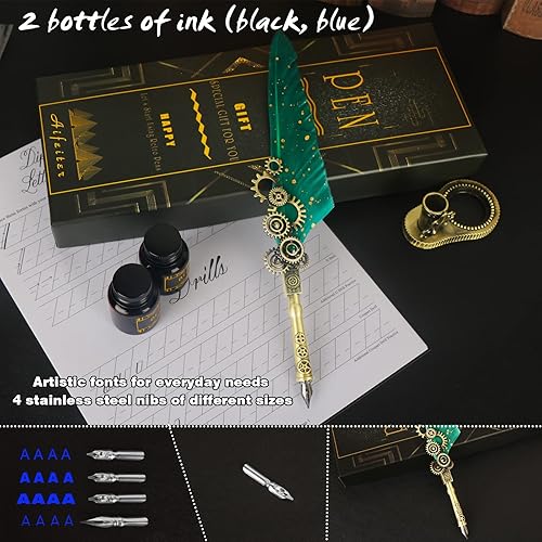 Miniatura 7 de Aifeiter Juego de tinta de pluma, juego de bolígrafos de caligrafía, bolígrafo de caligrafía para escribir, regalo de Navidad para amantes de la