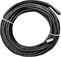 Vista 38 de Astra Depot Cuerda de cabrestante sintética de 12 hebras, 50 pies x 1/4 pulgadas, 7000 libras, protección contra el calor, ATV, UTV, KFI SUV, coche