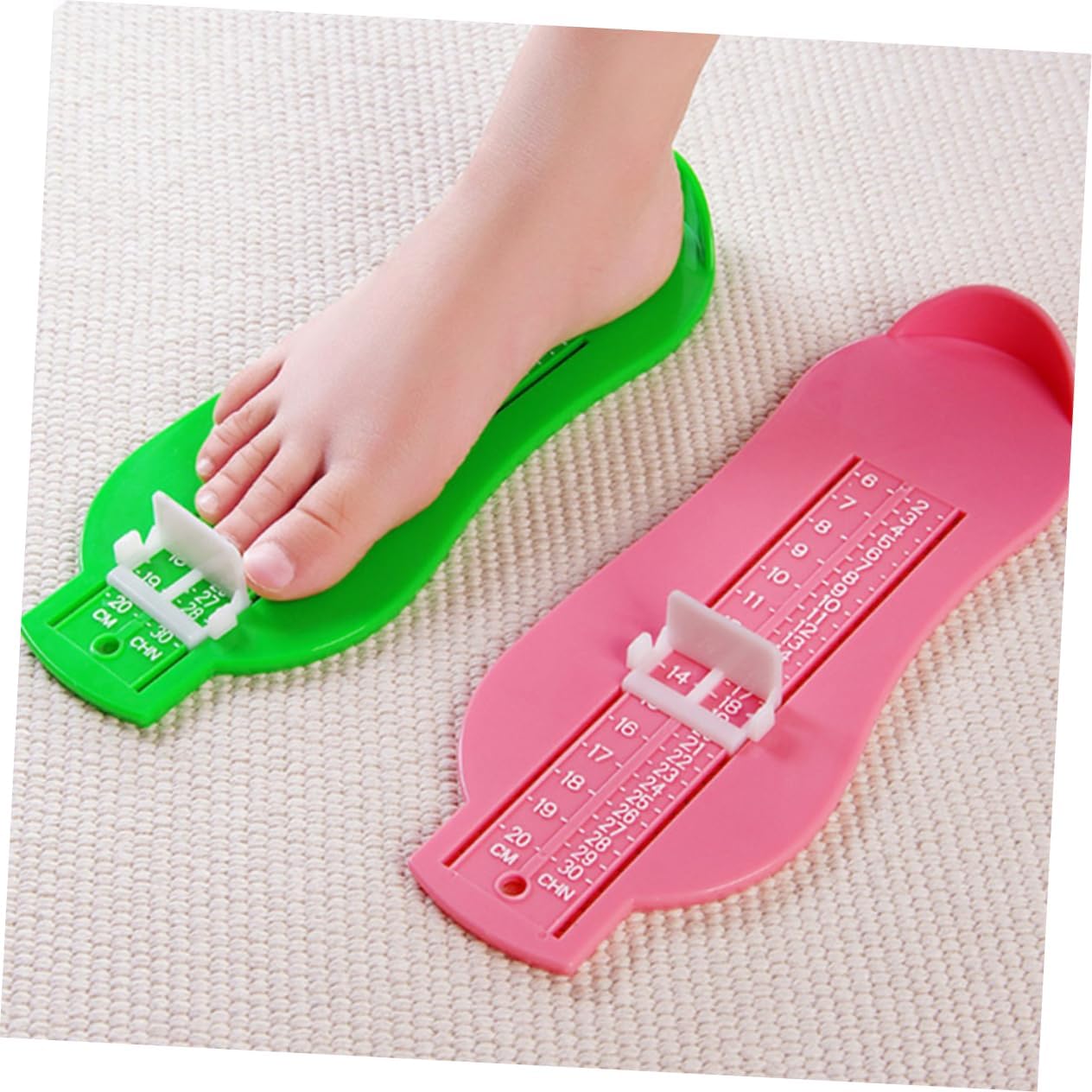 NOLITOY 5pcs Foot Measurer Boys and Girls Foot Gauge Shoes Measuring Device for Boys and Girls Adults