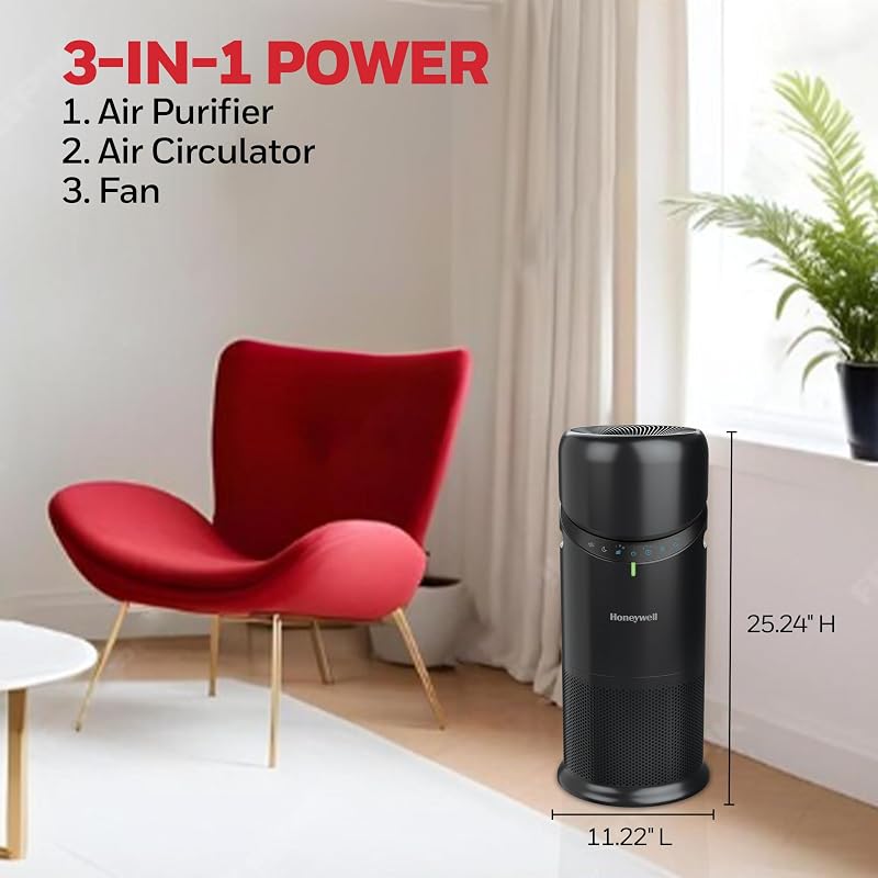 Honeywell Allergen Plus™ 3-in-1 HEPA Air Purifier image 2