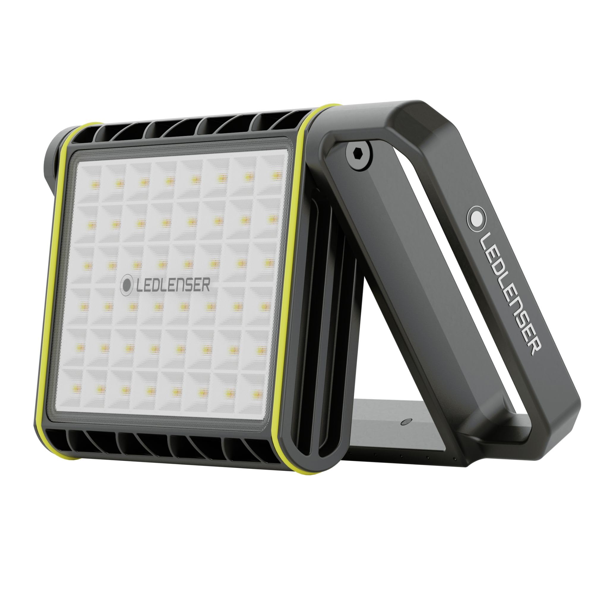 Ledlenser White Af8r Work Area Rechargeable Floodlight, Super Bright 4000Lm Portable & Plug In Light, Magnetic, Ip67 Outdoor Waterproof, Up To 14H Battery, Usb-C, Led Lamp For Workshop Garage Mechanic