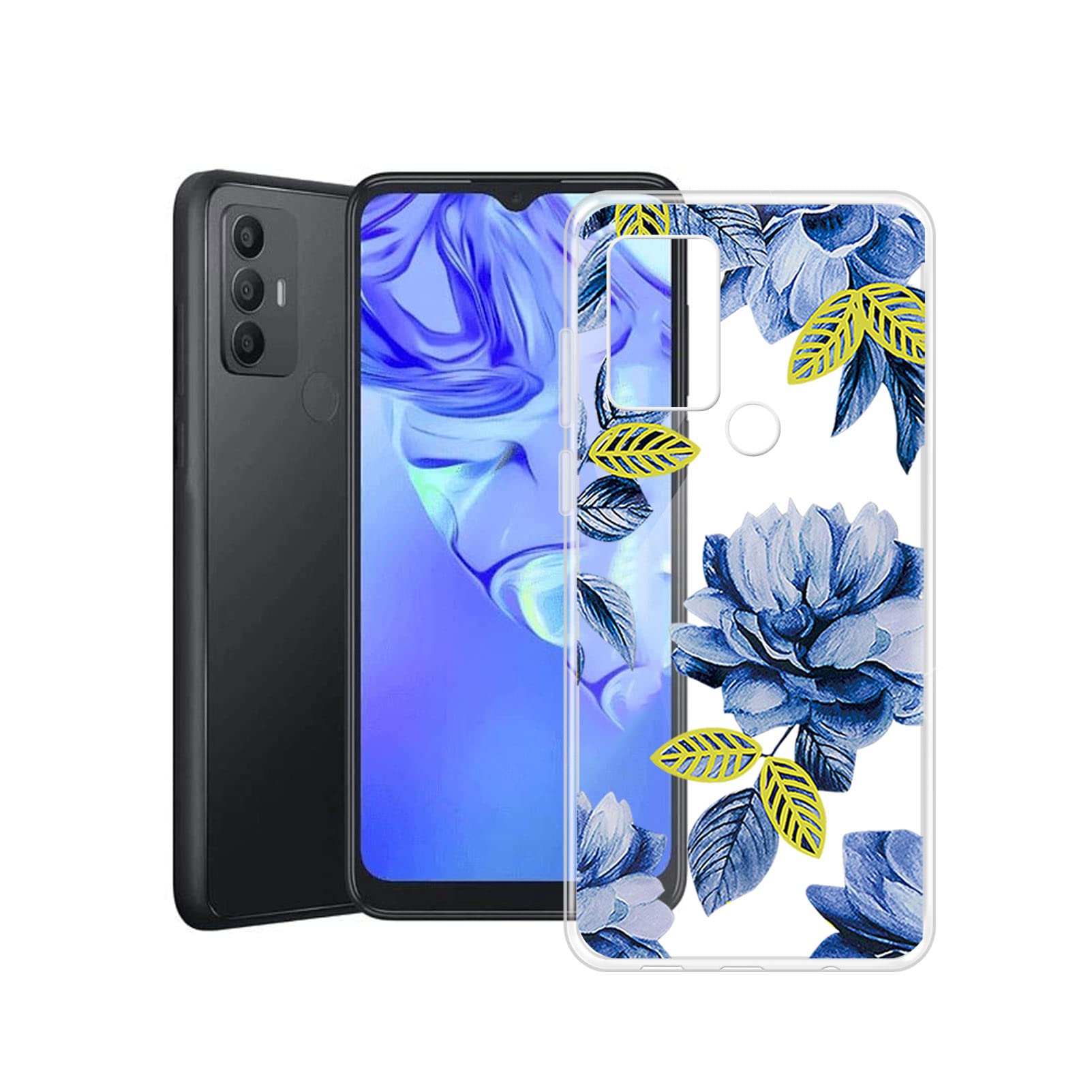 ZXFHN Custodia per TCL 306,Ultra Sottile Silicone Cover morbido telefono in TPU resistente ai graffi e confortevole Custodie per TCL 306-WM116