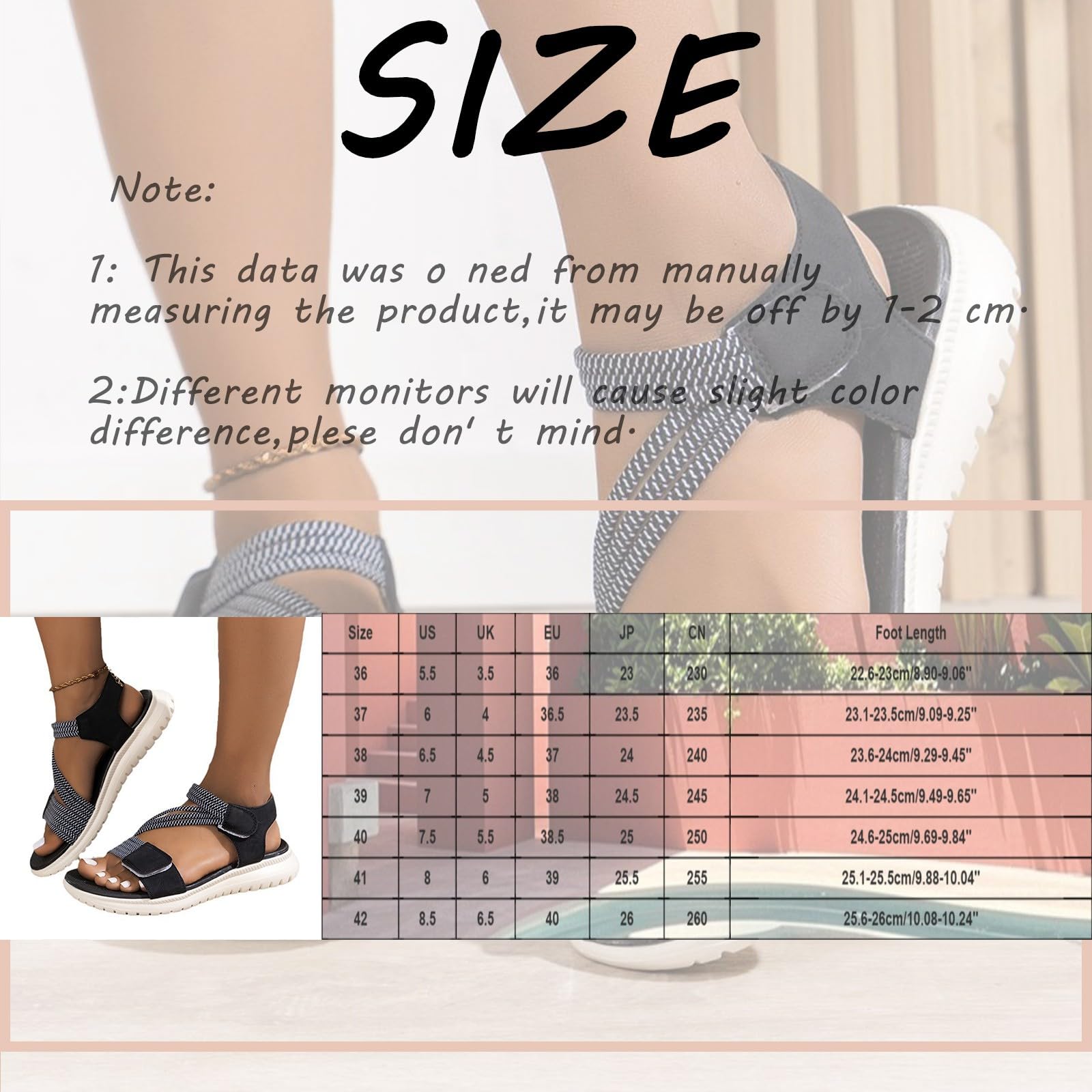Genérico Sandalias Mujer Verano Zapatos Comodas Deportivas Barefoot Zapatillas Trekking Sapatos Planas Calzado Ergonómicas Sneakers Horma Ancha Sapatilhas Amortiguación Shoes