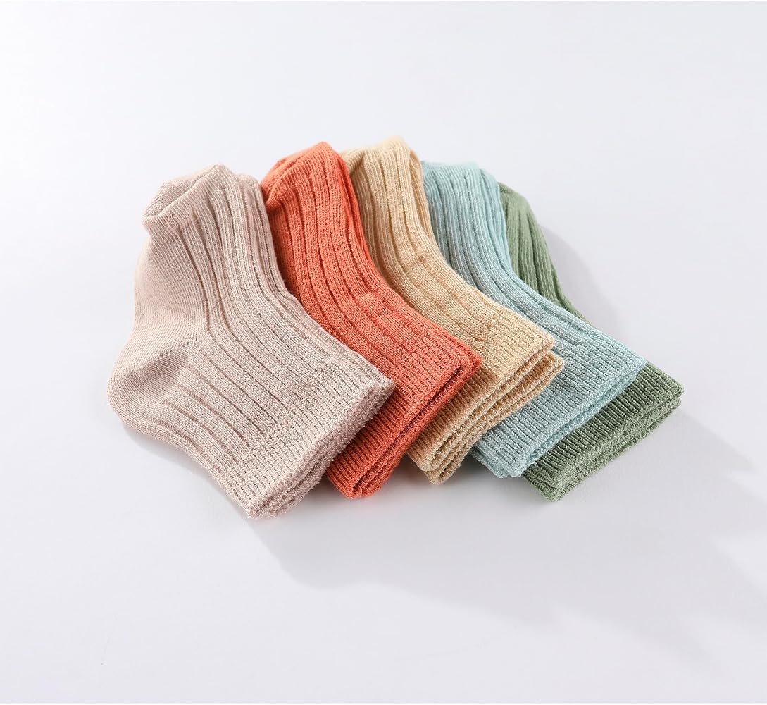 Ensemble Nouveau-Né 0-6 Mois - 5 Chapeaux, 5 Paires Mitaines, 5 Paires Chaussettes - Coton Doux
