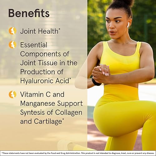 Miniatura 4 de Jarrow Formulas Glucosamina  condroitina - 240 cápsulas - Apoyo nutritivo para la salud de las articulaciones - Con vitamina C y manganeso - 60