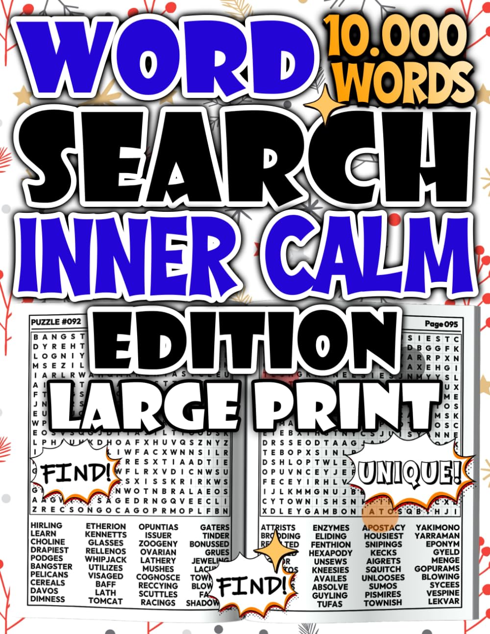 Word Search Inner Calm Edition - 10,000 Words for Quiet Focus