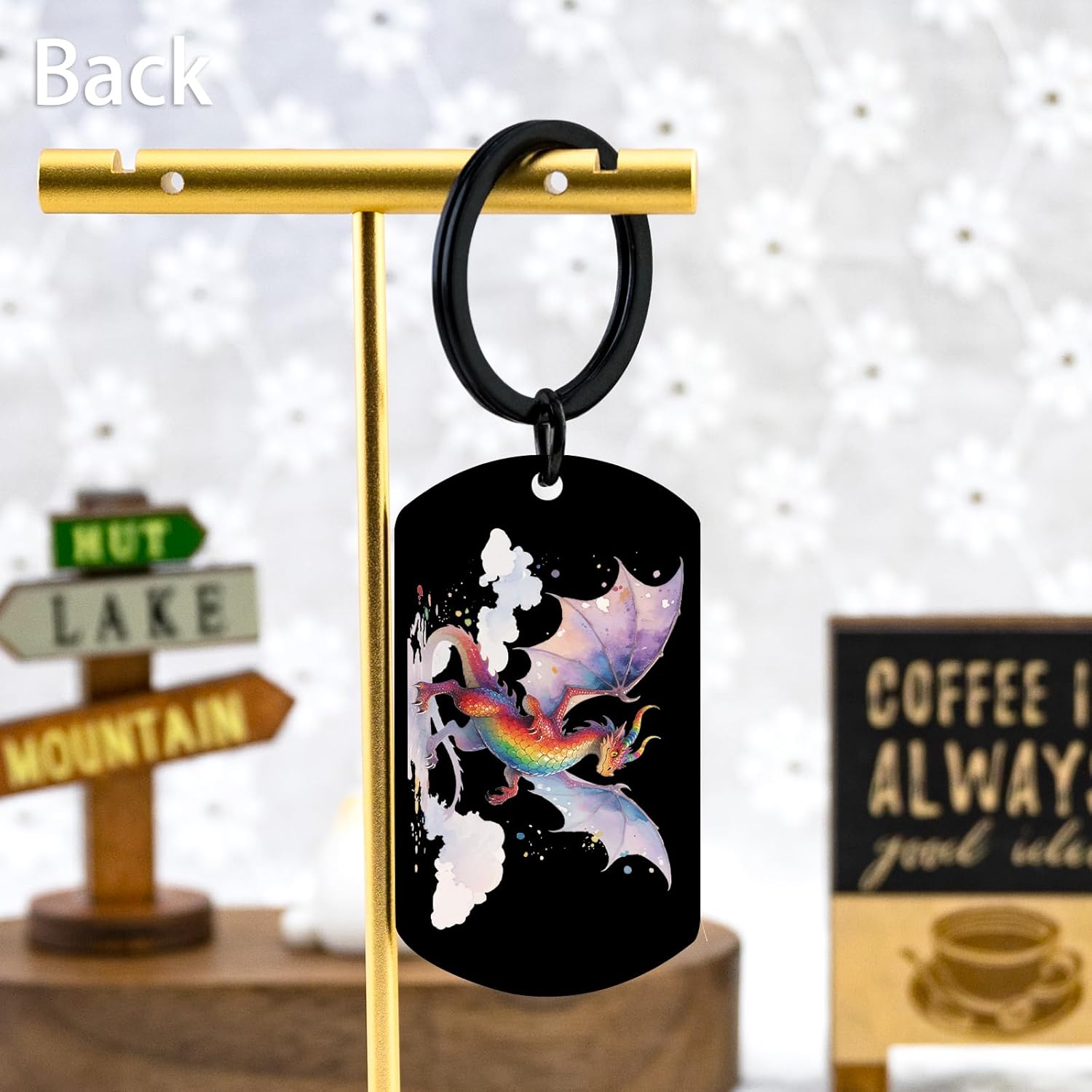 Toothless Keychain Dragon Keychain Gifts for Dragons Lover Toothless Dragon Gifts for Girls Just a Girl Who Loves Dragons Party Favors Birthday - Image 7