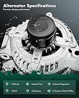 Vista 2 de SCITOO Alternador 11570 para Chrysler 200 11-14, para Town & Country 11-16, para Dodge para Avenger 11-14, para Grand Caravan 11-16, para Journey