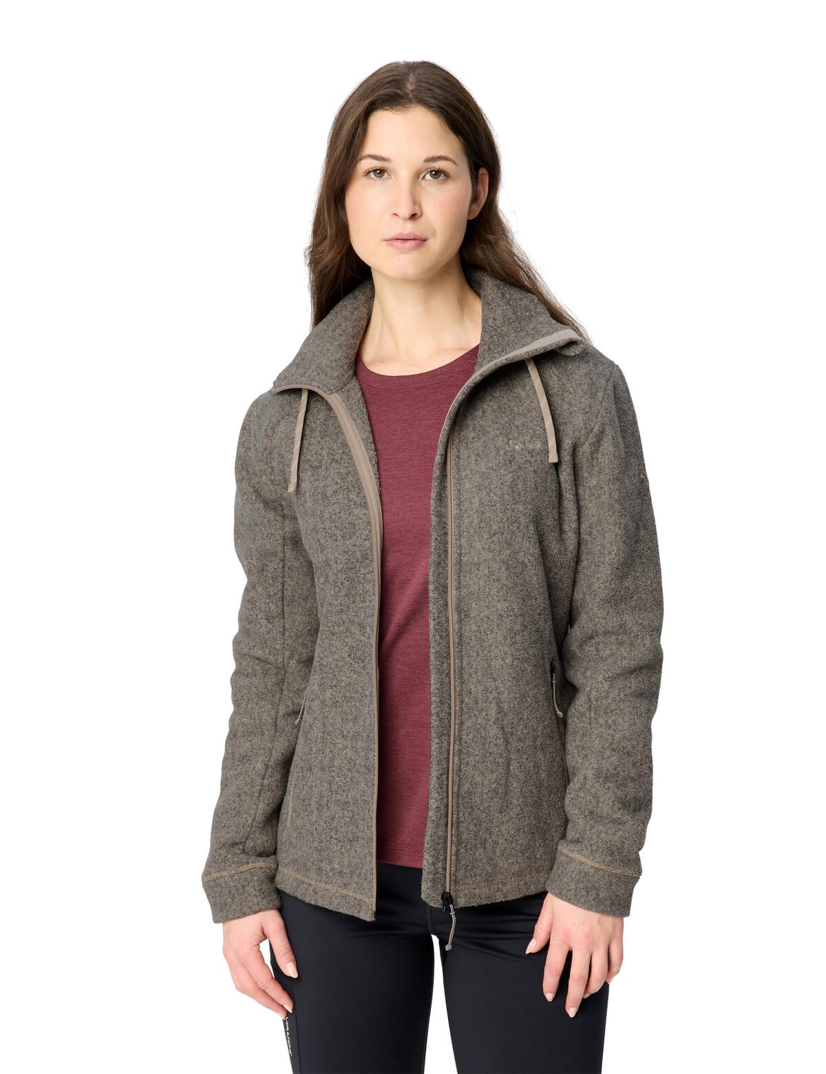 VAUDE Chaqueta de forro polar para mujer, muy cálida para invierno, para senderismo, viajes y uso diario