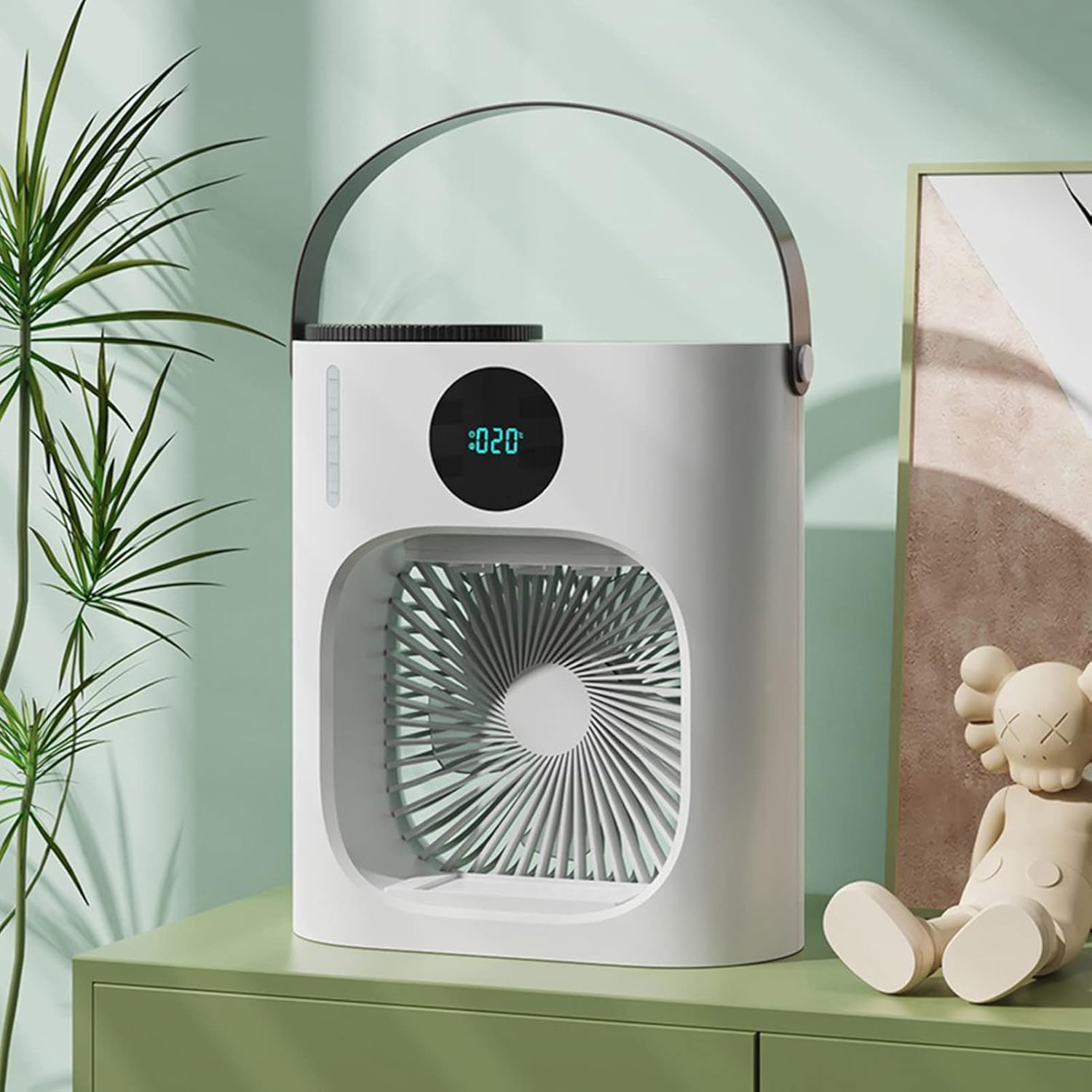 Mini Air Cooler, Multifunctional 3 Speeds Mini Air Conditioner for Home