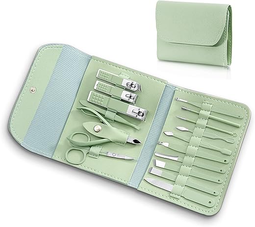 CGBE Manicure Set, Christmas Gift Pedicure Kit 16 In 1 Manicure Kit, Professional Nail Kit For Pedicure & Manicure, Pedicure Tools With Toenail Clippers And Fingernail Clippers