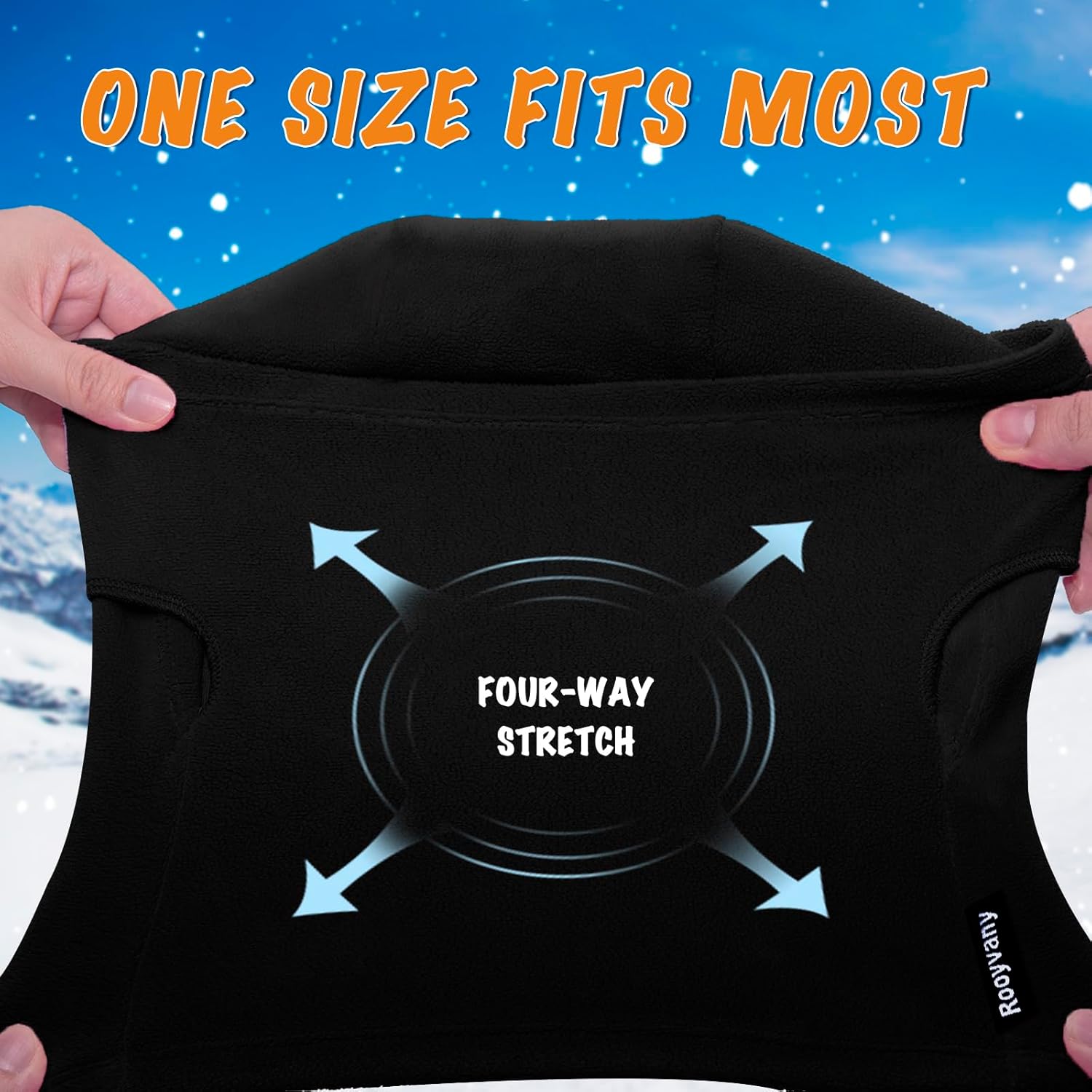 Kids Fleece Balaclava Ski Mask for Boys Girls, Thermal Lightweight Windproof Face Mask for Winter Activities - Image 5