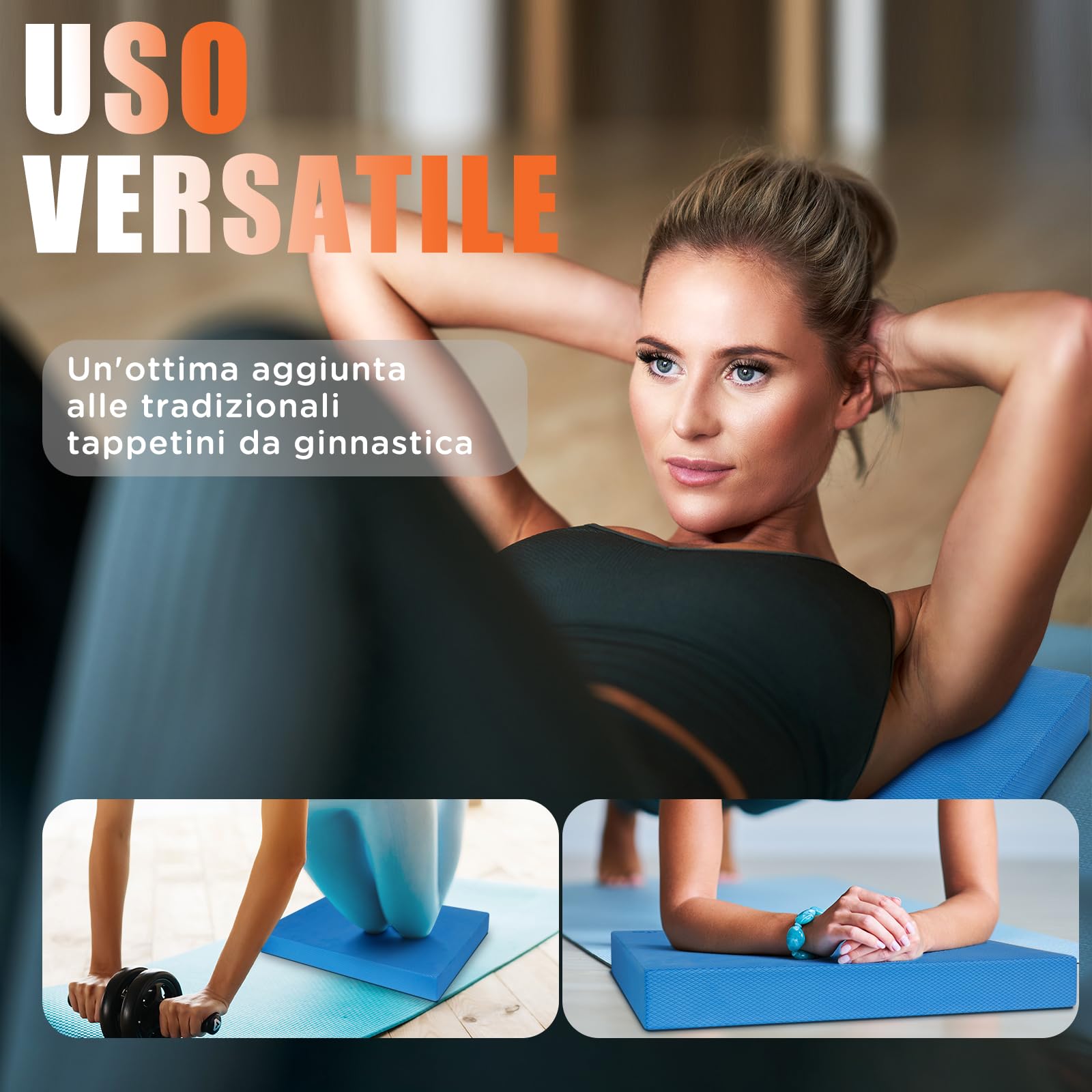 DH FitLife Premium Balance Pad – Cuscino Propriocettivo Ideale per Esercizi di Equilibrio e Stabilità | Yoga, Pilates, Balance & Core Training | Cuscino per Fisioterapia e Allenamento Fitness