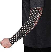 Vista 3 de CLOHOMIN Mangas para brazos, protección solar, mangas de compresión, cubierta de tatuaje para mujeres y hombres, manga deportiva atlética refrescante