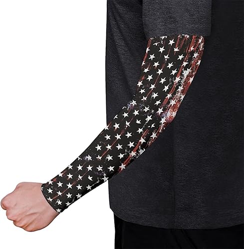 Vista 3 de CLOHOMIN Mangas para brazos, protección solar, mangas de compresión, cubierta de tatuaje para mujeres y hombres, manga deportiva atlética refrescante