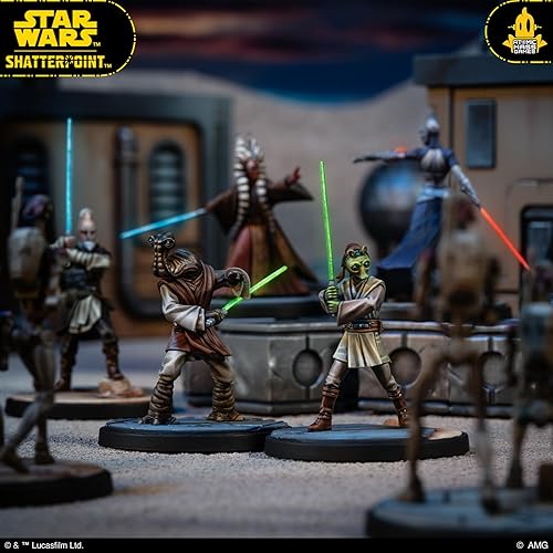 Miniatura 8 de Star Wars Shatterpoint Wisdom of The Council Squad Pack - Juego de miniaturas de mesa, juego de estrategia para niños y adultos, a partir de 14