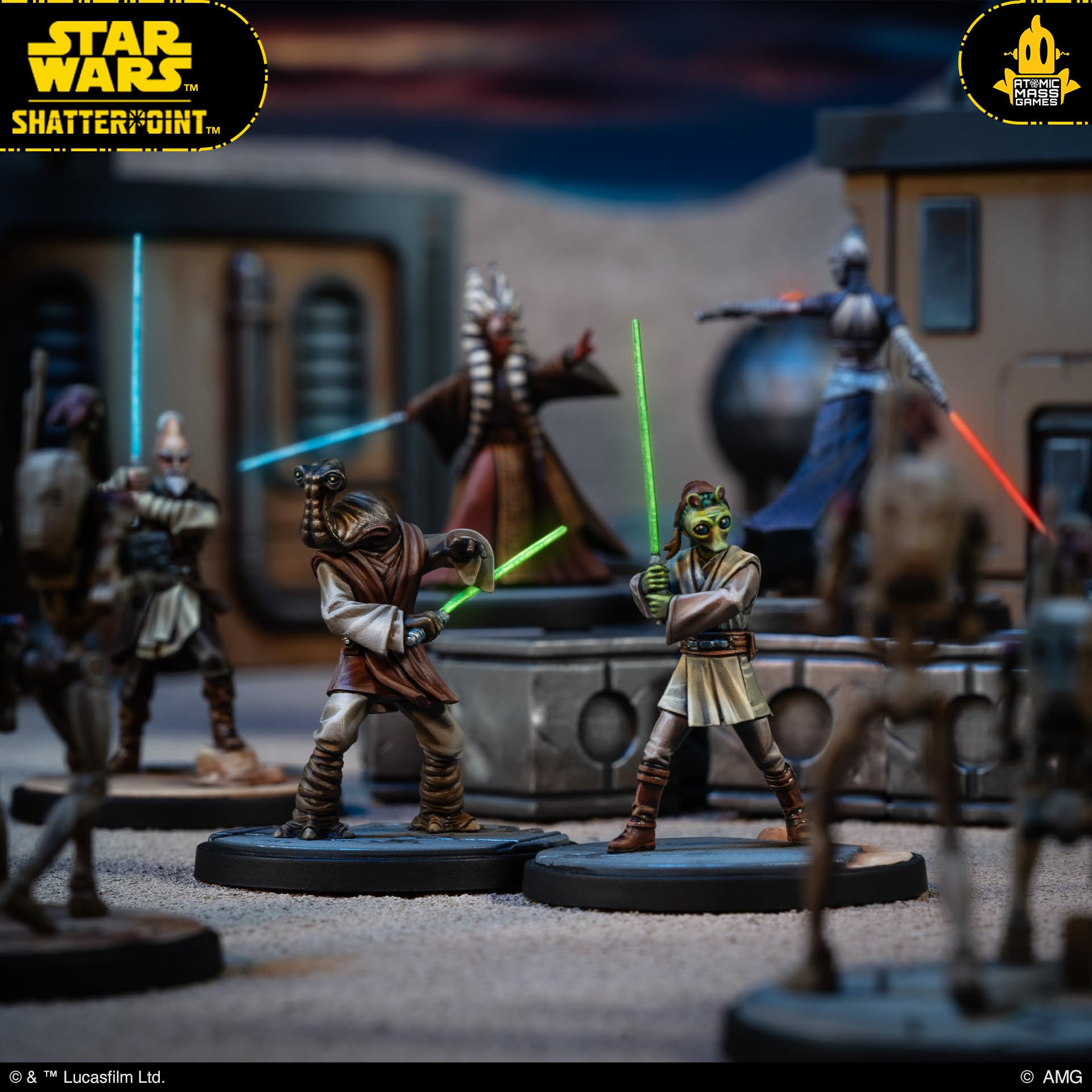 Star Wars Shatterpoint Wisdom of The Council Squad Pack Tabletop Miniatures Strategy Game Ages 14+ 2 Players 90 Min