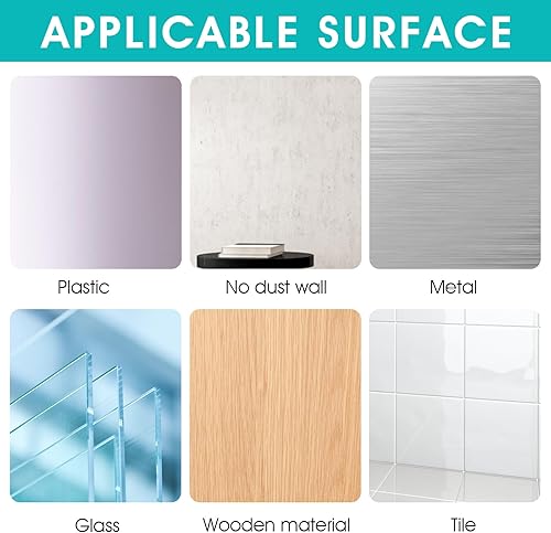 Miniatura 3 de WY LIGHTING LEVEL Paquete de 4 ganchos adhesivos de repuesto para regadera, ganchos adhesivos fuertes para esquina de ducha, estante de baño, cesta