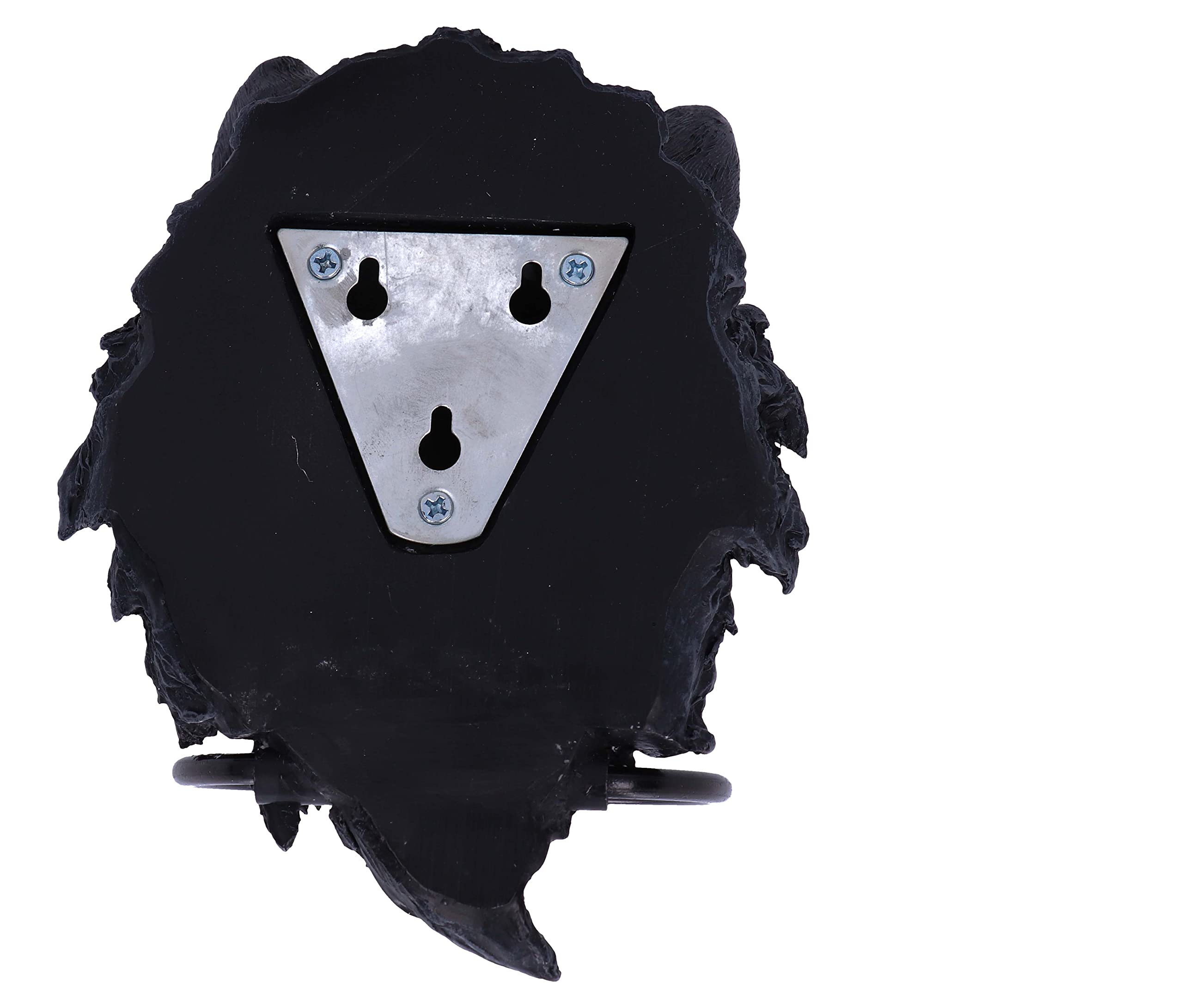 Nemesis Now Heurtoir de Porte en Forme de Loup Gardien Noir 13 cm