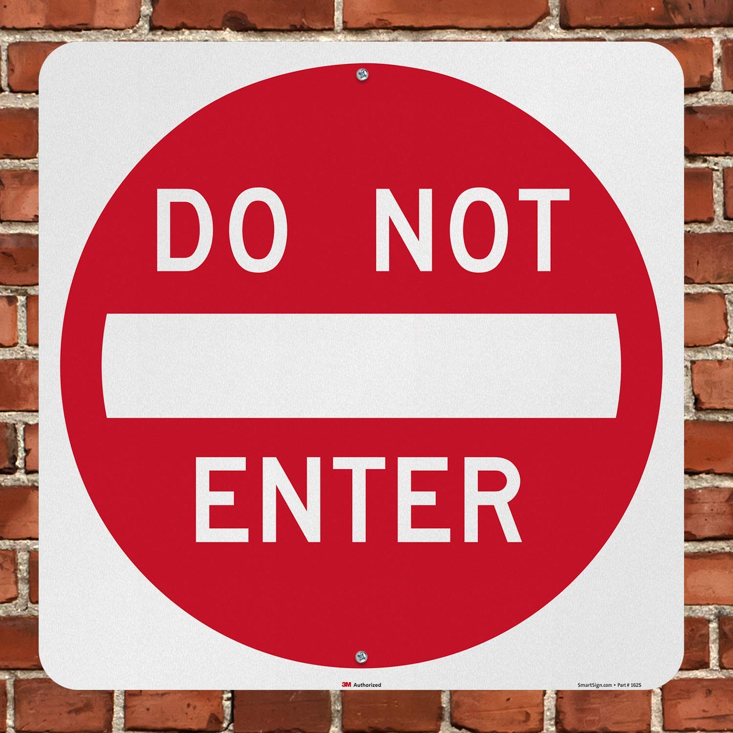 SmartSign"Do Not Enter" Sign | 30" x 30" 3M Engineer Grade Reflective Aluminum,K-1307-EG-30x30-D1