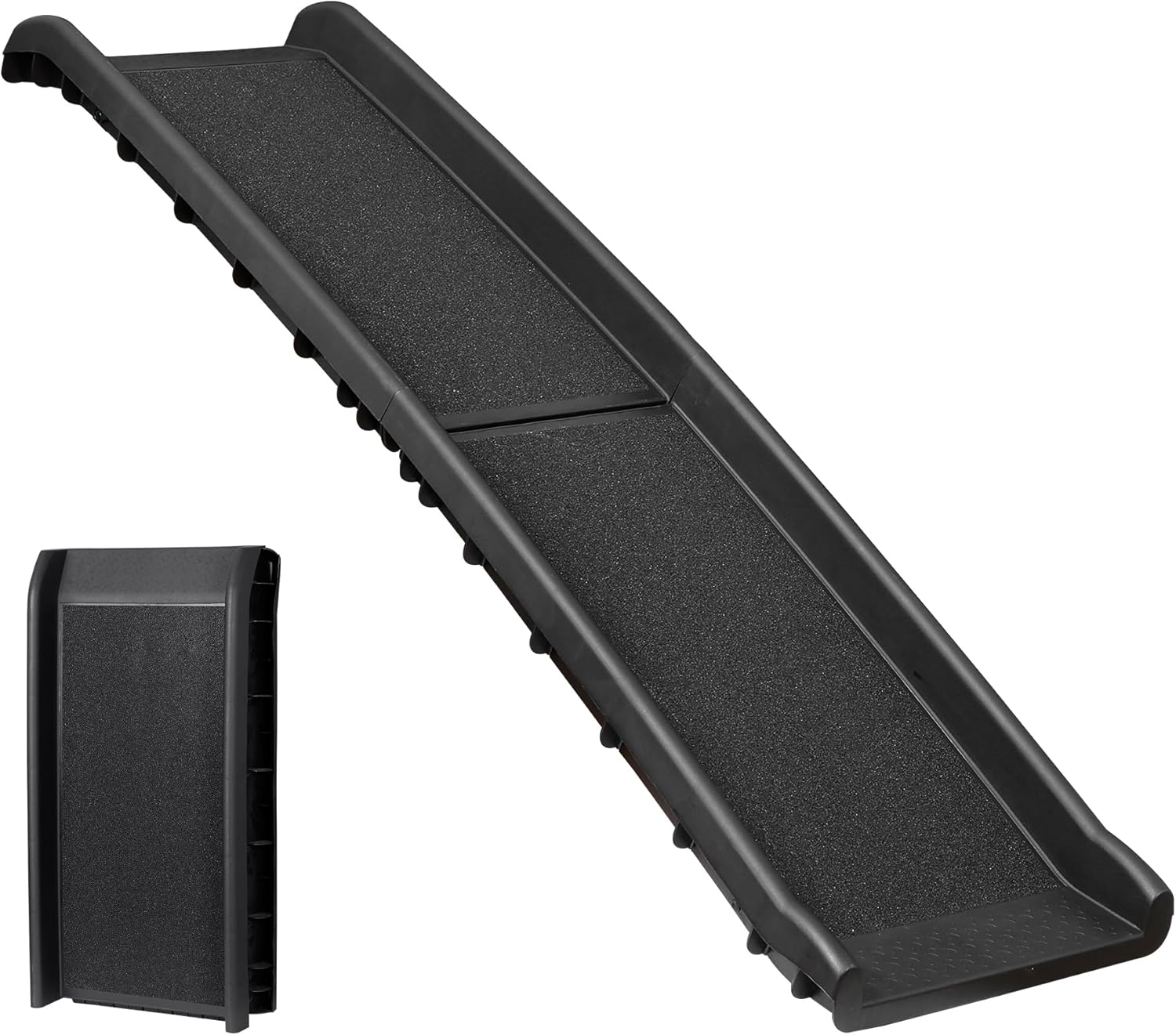 ZENY Portable Folding Dog Ramps for SUV, Truck, Car Ramp Stairs Step Ladder for Pet, Non-Slip Pet Ramp with Raised Siderails : Pet Supplies