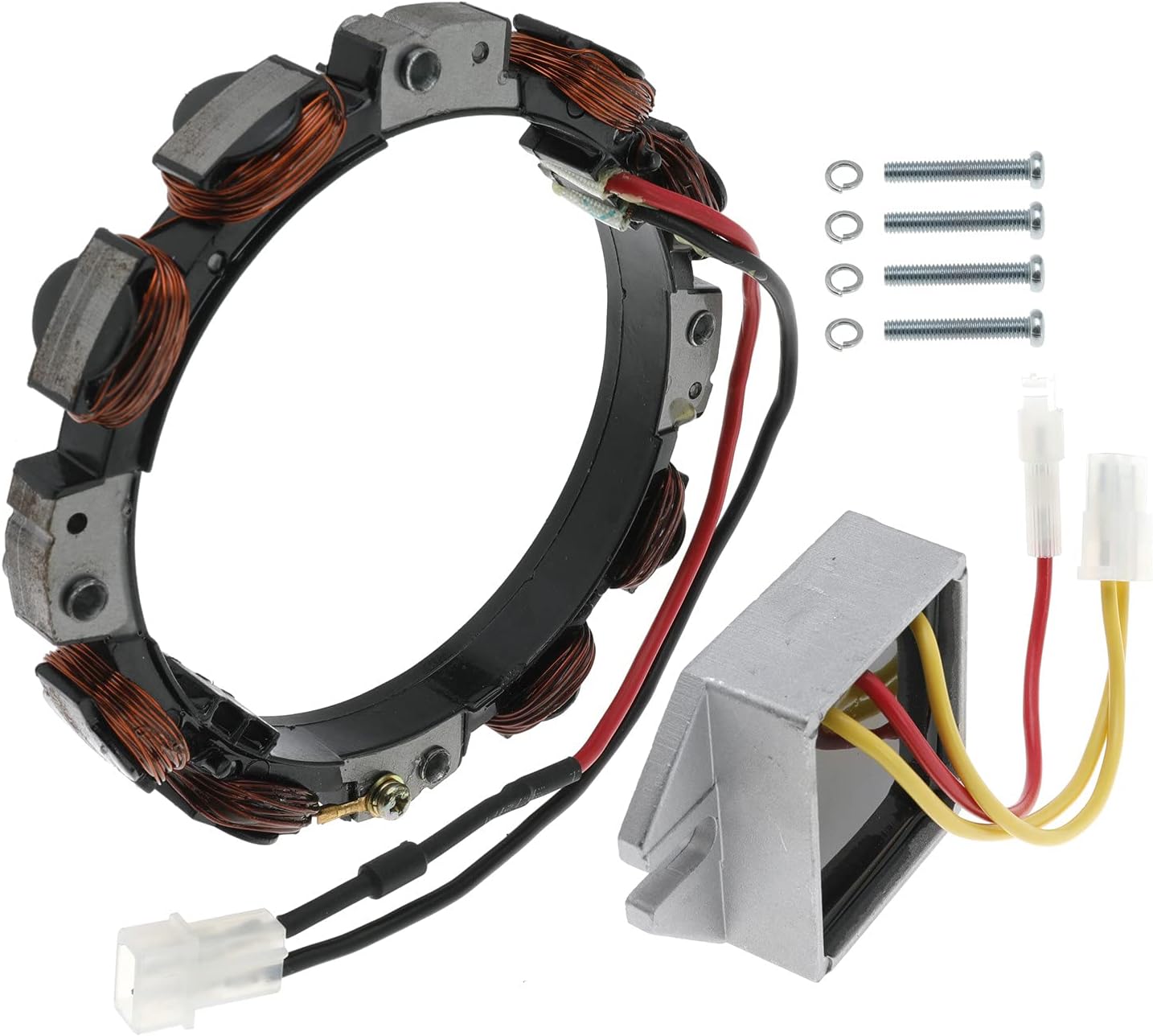 592831 Alternator Dual Circuit with 845907 Voltage Regulator Lawn Mower Tractor Replaces 696459 691063 393474 393800 and 394890 797375 797182 393374 691185