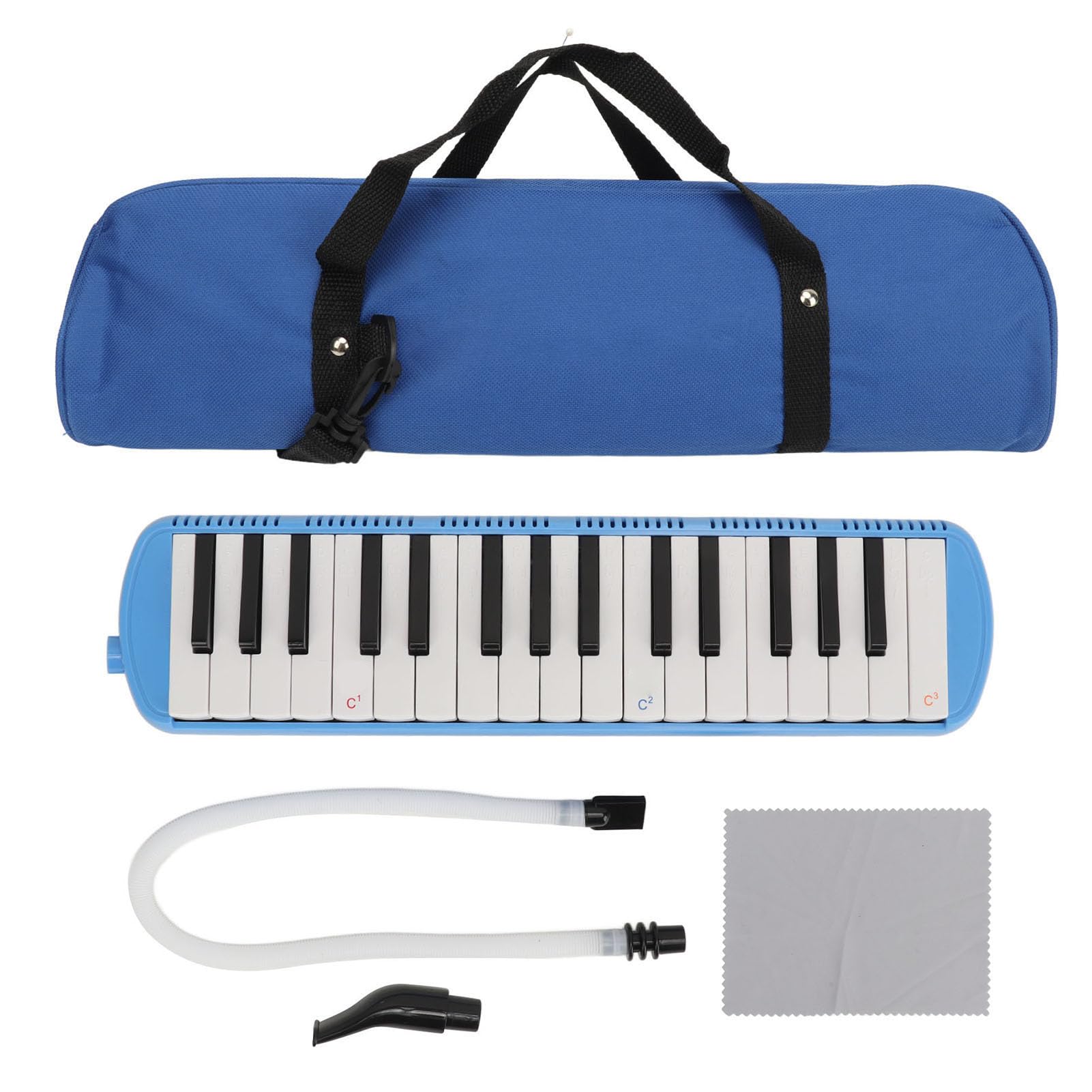 Melodica Professionale 32 Tasti Strumento Musicale per Bambini e Principianti Design Robustezza e Facilità d Uso Ideale per Scuola e Pratica Include Bocchino e Borsa
