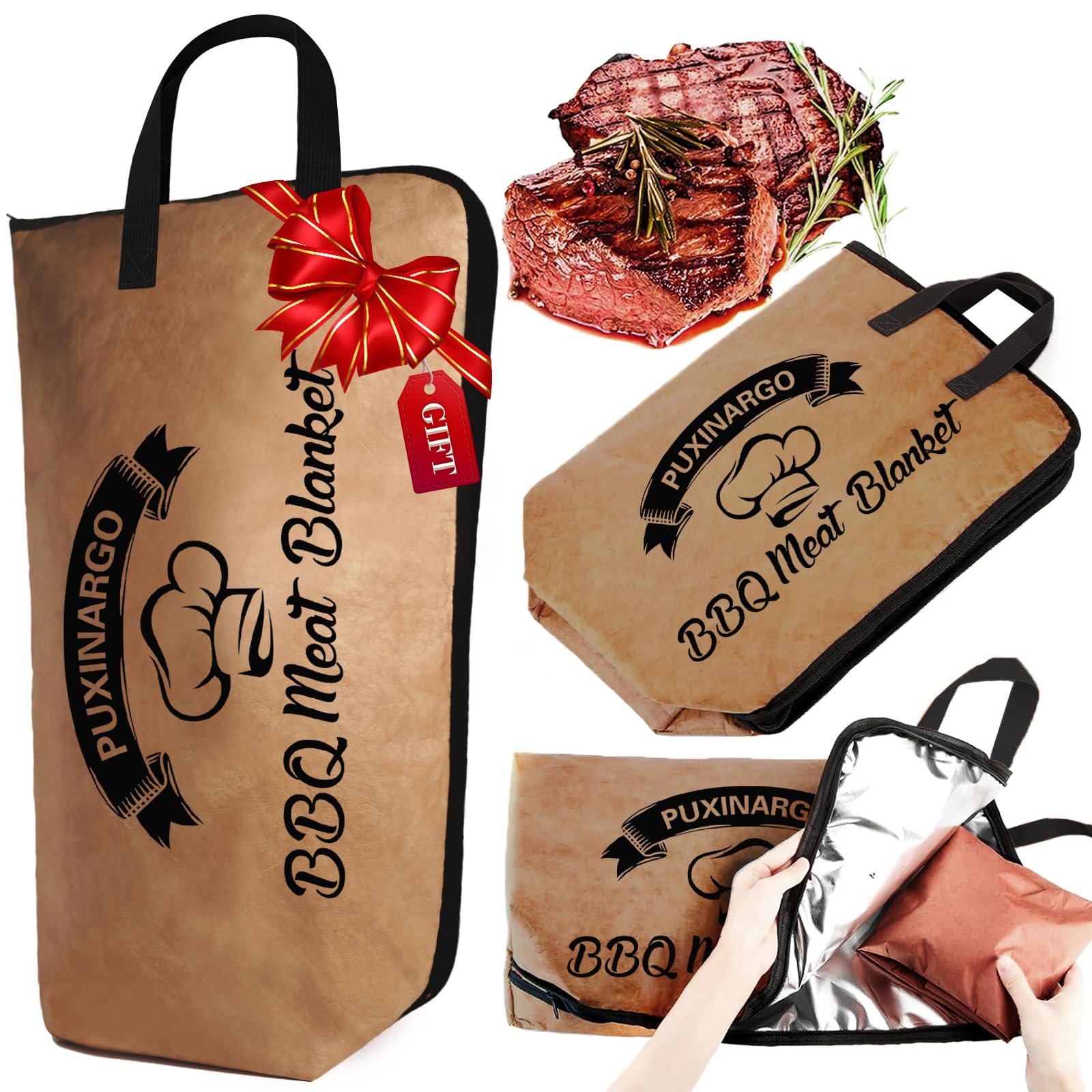 BBQ Blanket for Resting Meat, Puxinargo Brisket