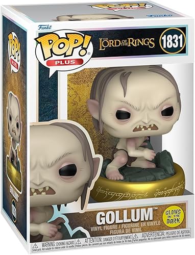 Funko Pop! Plus The Lord of The Rings Gollum Glows in The Dark Collectible Vinyl Figure