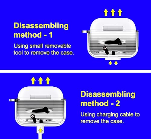 Miniatura 153 de MOSNOVO Funda protectora transparente para AirPods Pro 3, con anillo de metal duro de lujo de doble capa a prueba de golpes, diseñado para AirPods