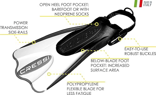 Miniatura 2 de Cressi Palau SAF Short Adjustable Open Heel Fins