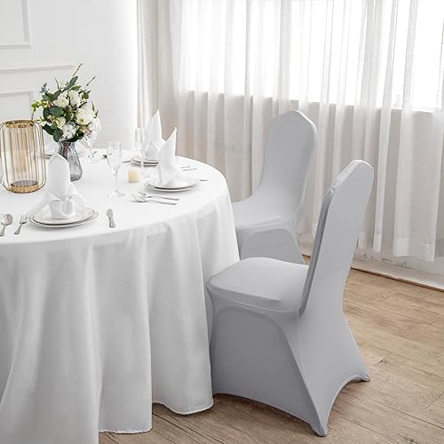 Miniatura 7 de AlGaiety Funda de elastano para silla, 12 unidades, fundas para silla, fundas para sillas de sala de estar, funda extraíble lavable protectora