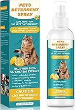 Cat Deterrent Spray 200ML – Natural & Safe for Indoor & Outdoor Use, No Trace Formula to Protect Furniture & Garden – Essential for Cats Educational - New 14