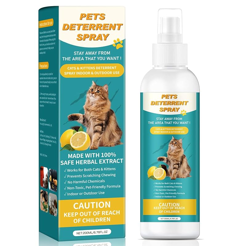 Repelente para Gatos em Spray Oletess à Base de Extratos Vegetais, 200 mL