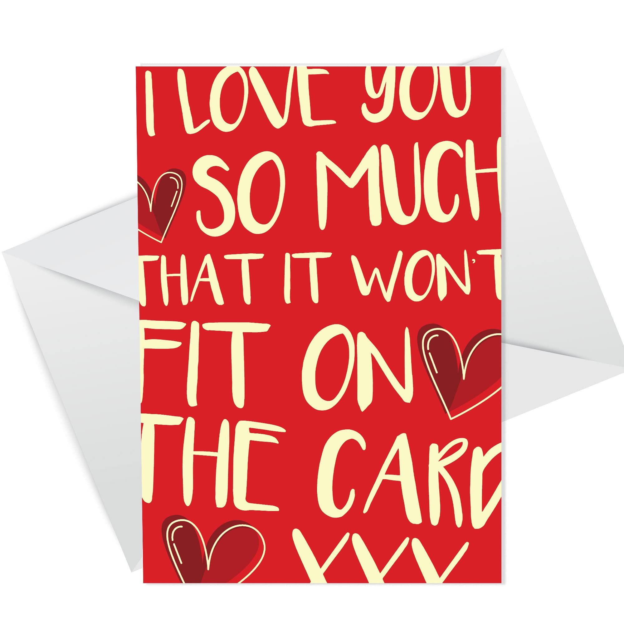 RED OCEAN Funny Card For Valentines Day Anniversary Birthday Novelty Joke Humour Card Husband Wife Boyfriend Girlfriend FIANCÉ FIANCÉE