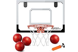 Indoor Basketball Hoop for Kids with Electronic Scoreboard
