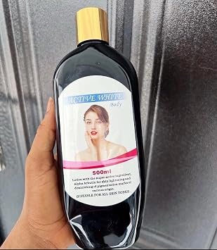 Active White Body Whitening Lotion with Alpha Arbutin, 500ml 14days Action