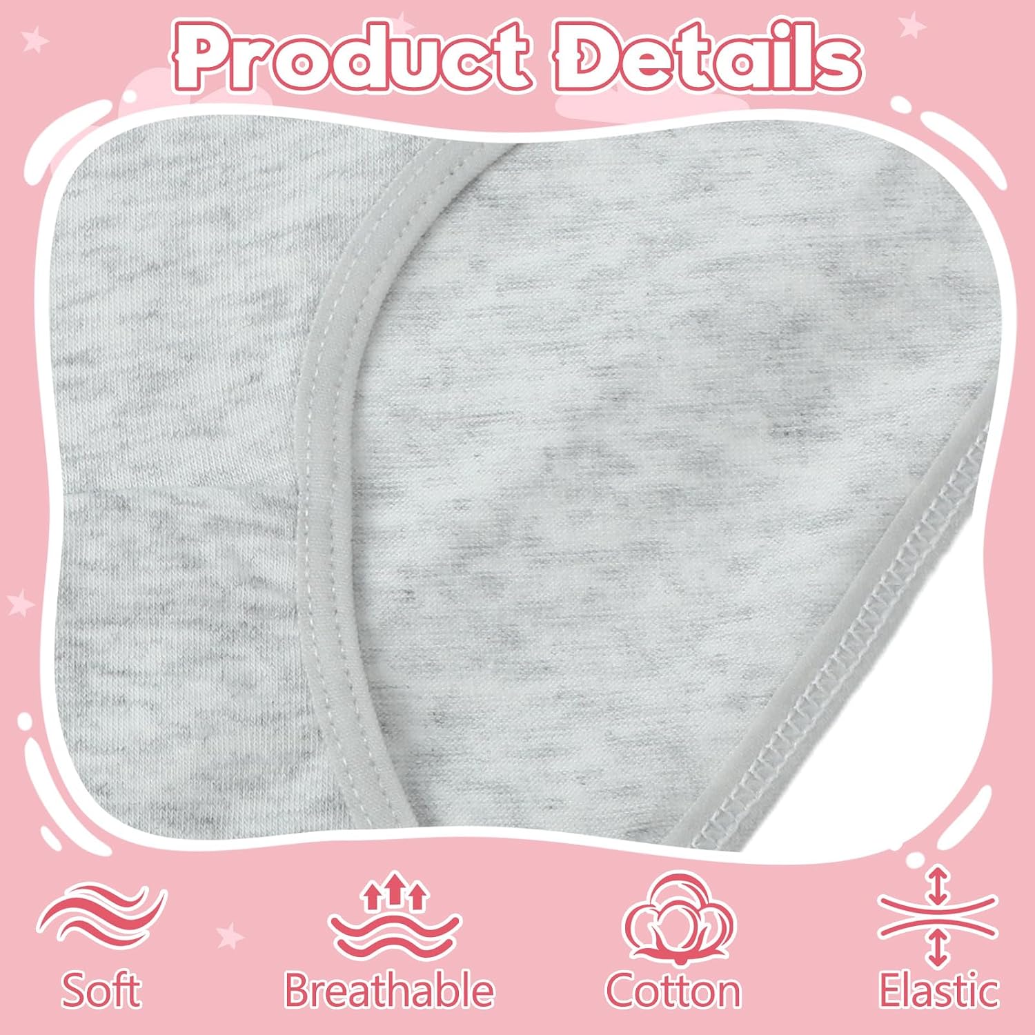 Cutecrop 150 Pcs Girls Cotton Underwear Bulk Briefs Assorted