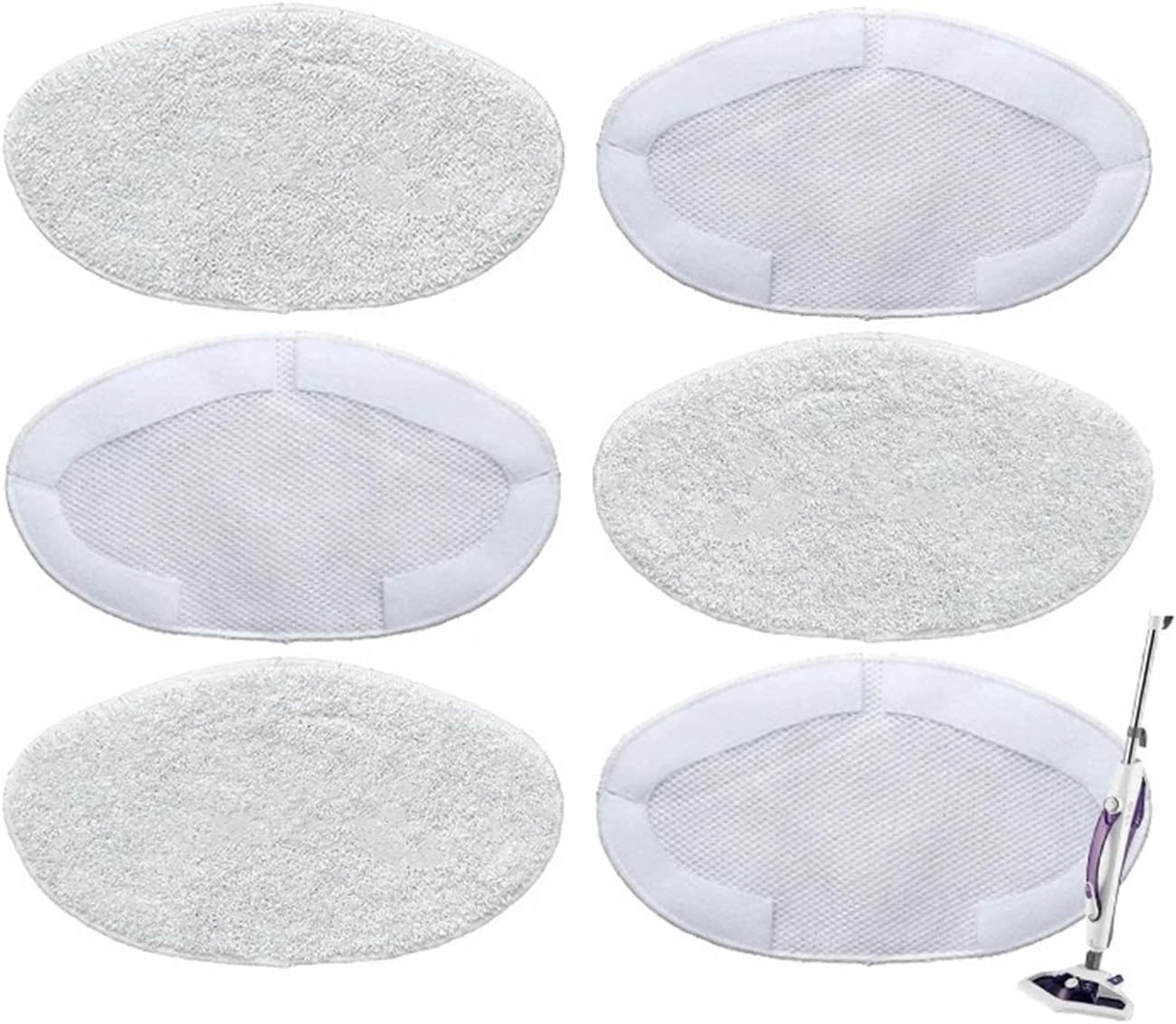 Replacement Microfibre Mop Rags,Compatible For Polti Kit Vaporetto PAEU0332 ，Steam Vacuum Cleaner ，Spare Part Accessories Washable Mop Cloth(16pcs)