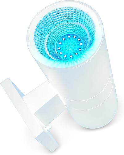 Miniatura 6 de Westgate WMC-UDL-RGBW-WH Cilindro blanco RGBW Smart UpDown Light - 24W LED, 2400LM, aplique de pared al aire libre, Bluetooth y WiFi, Alexa y Google